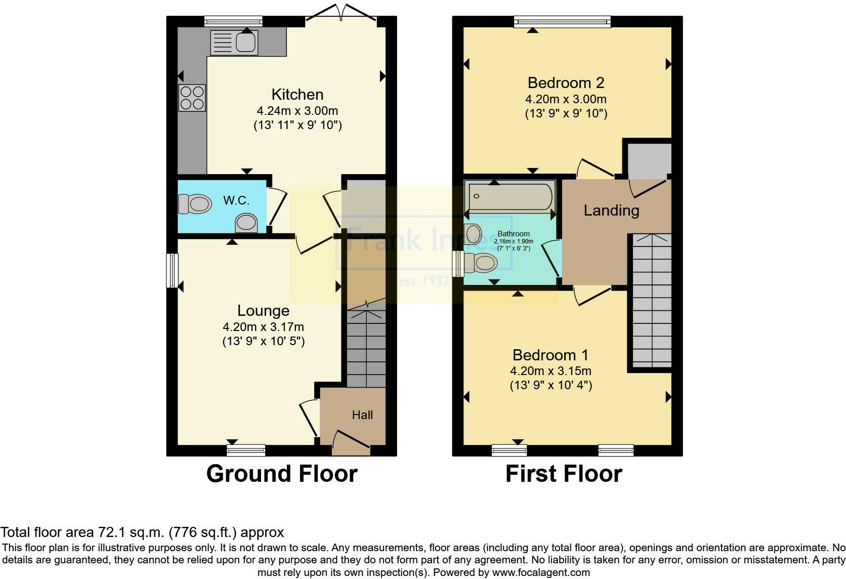 Perkins Close, COALVILLE, Leicestershire, LE67 floorplan