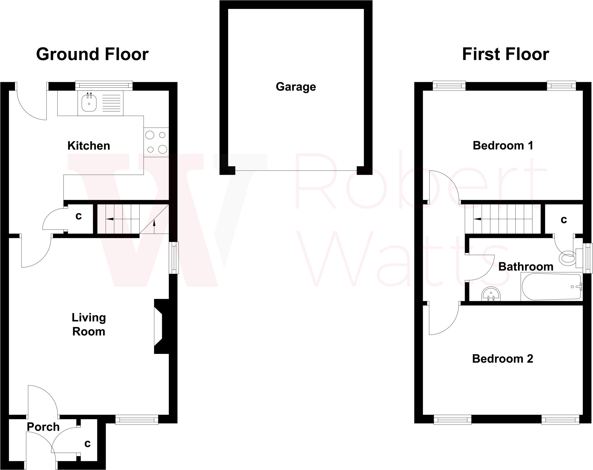Burberry Close, Bierley, Bradford, West Yorkshire, BD4 floorplan