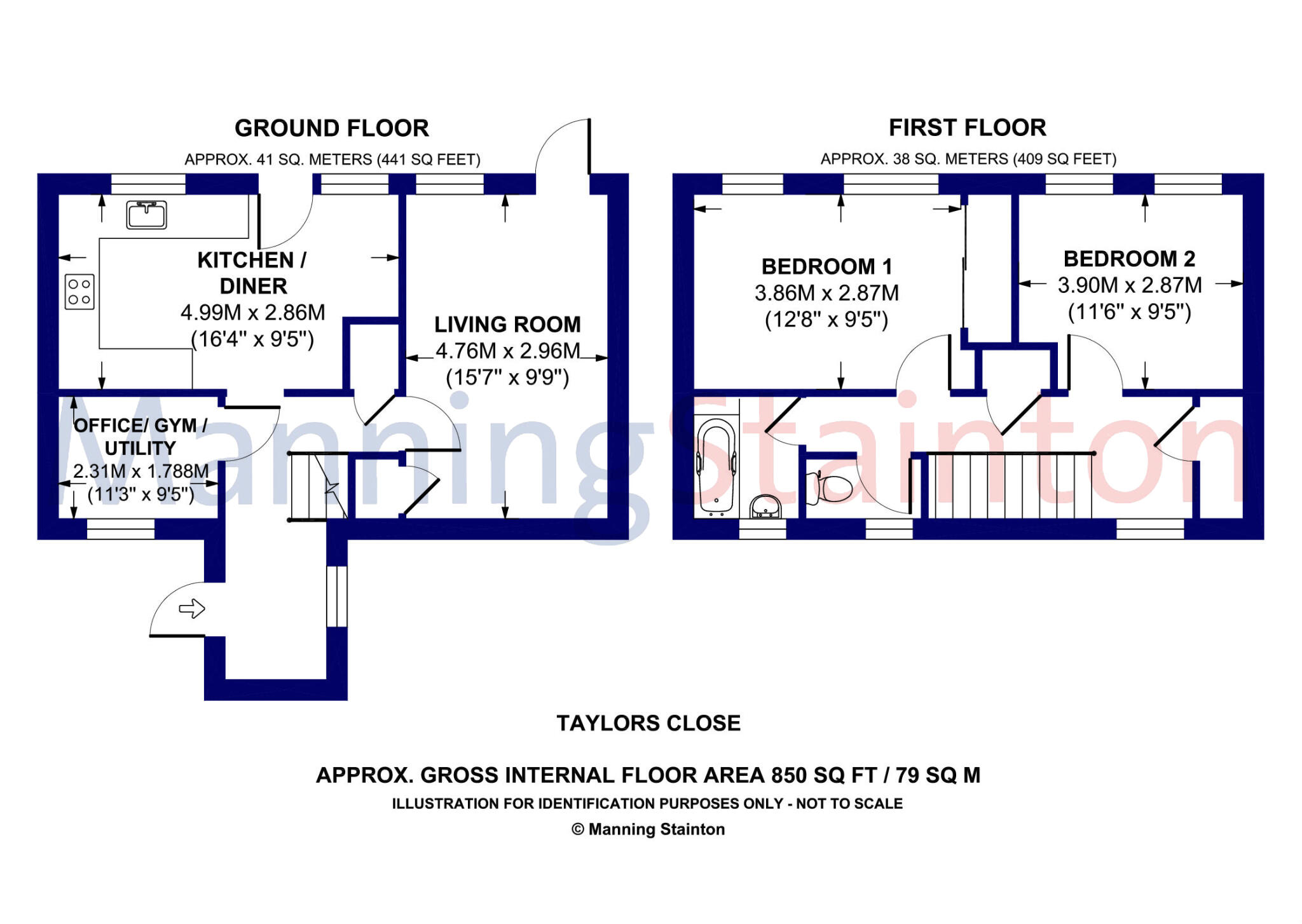 Taylors Close, Leeds, West Yorkshire floorplan