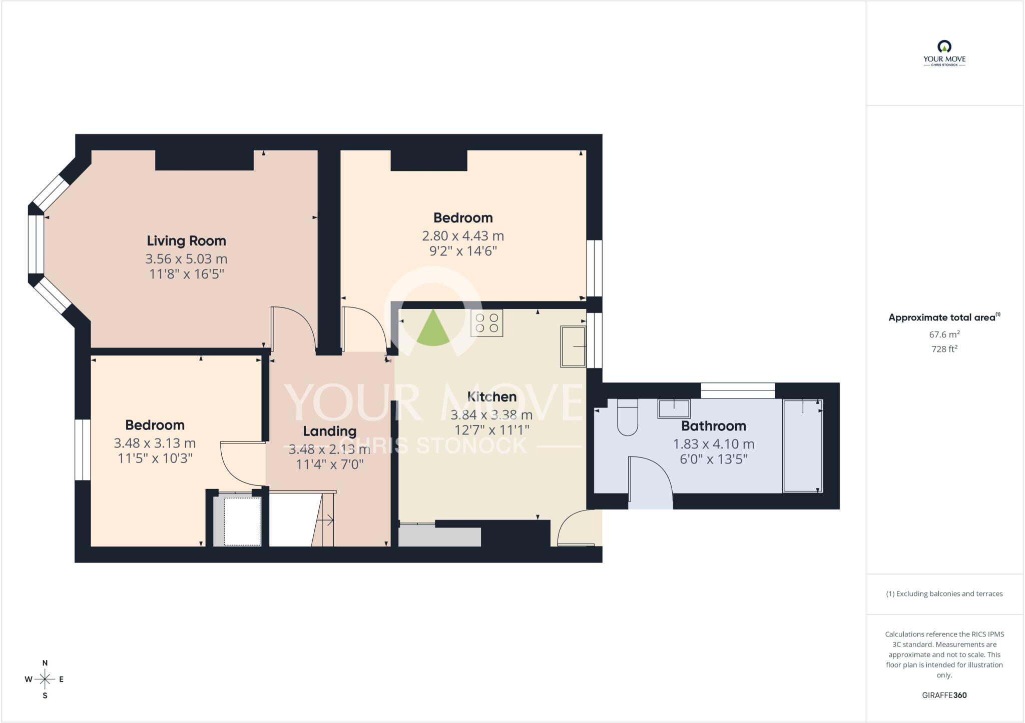 Cambridge Avenue, Whitley Bay, Tyne and Wear, NE26 floorplan