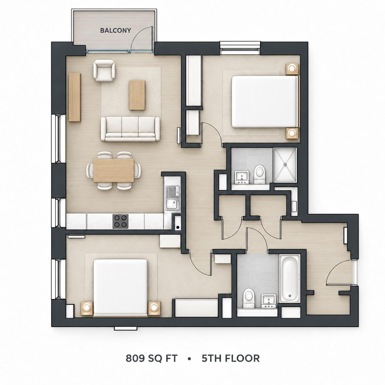 Sutton Court Road Sutton SM1 floorplan
