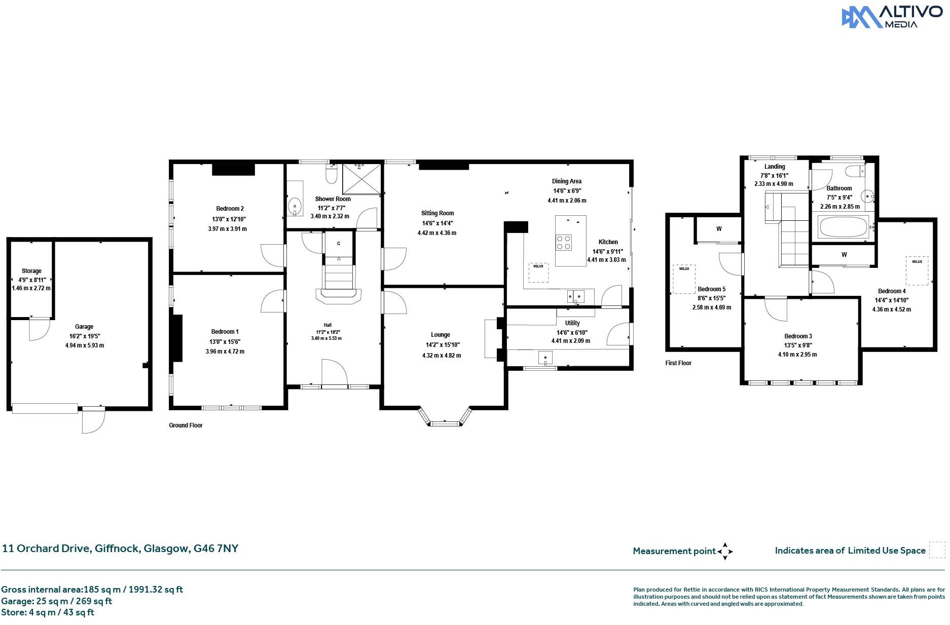 Orchard Drive, Giffnock, Glasgow floorplan