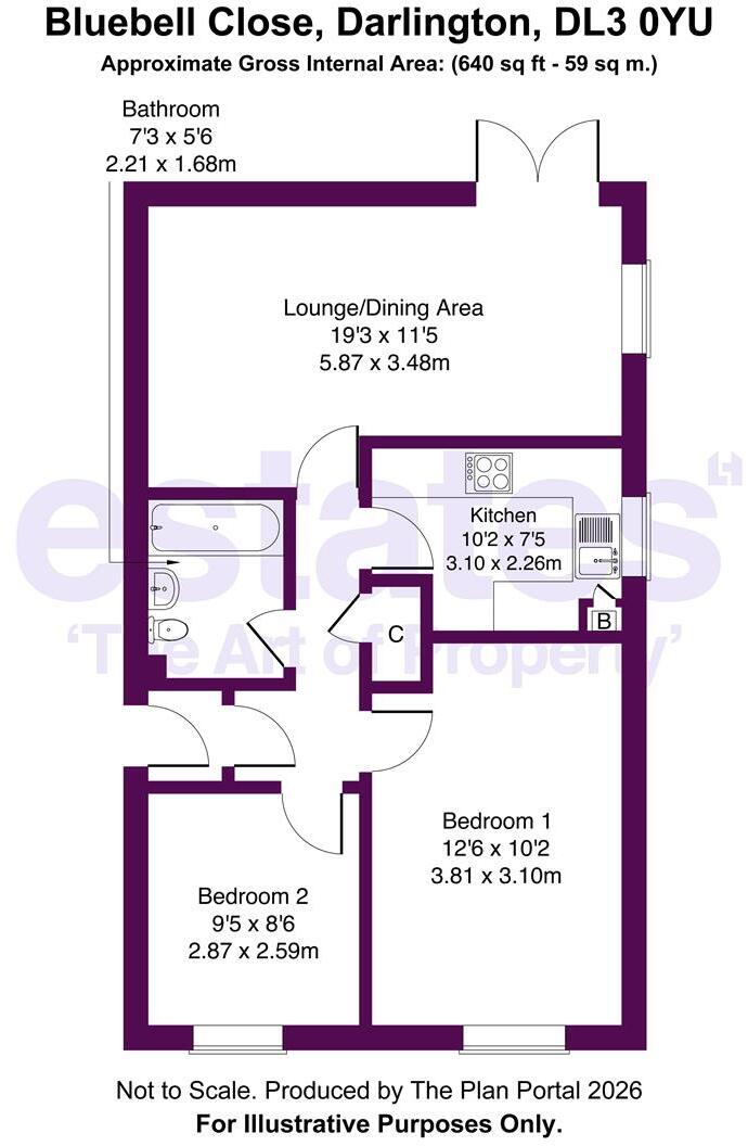 Bluebell Close, Darlington, DL3 0YU floorplan