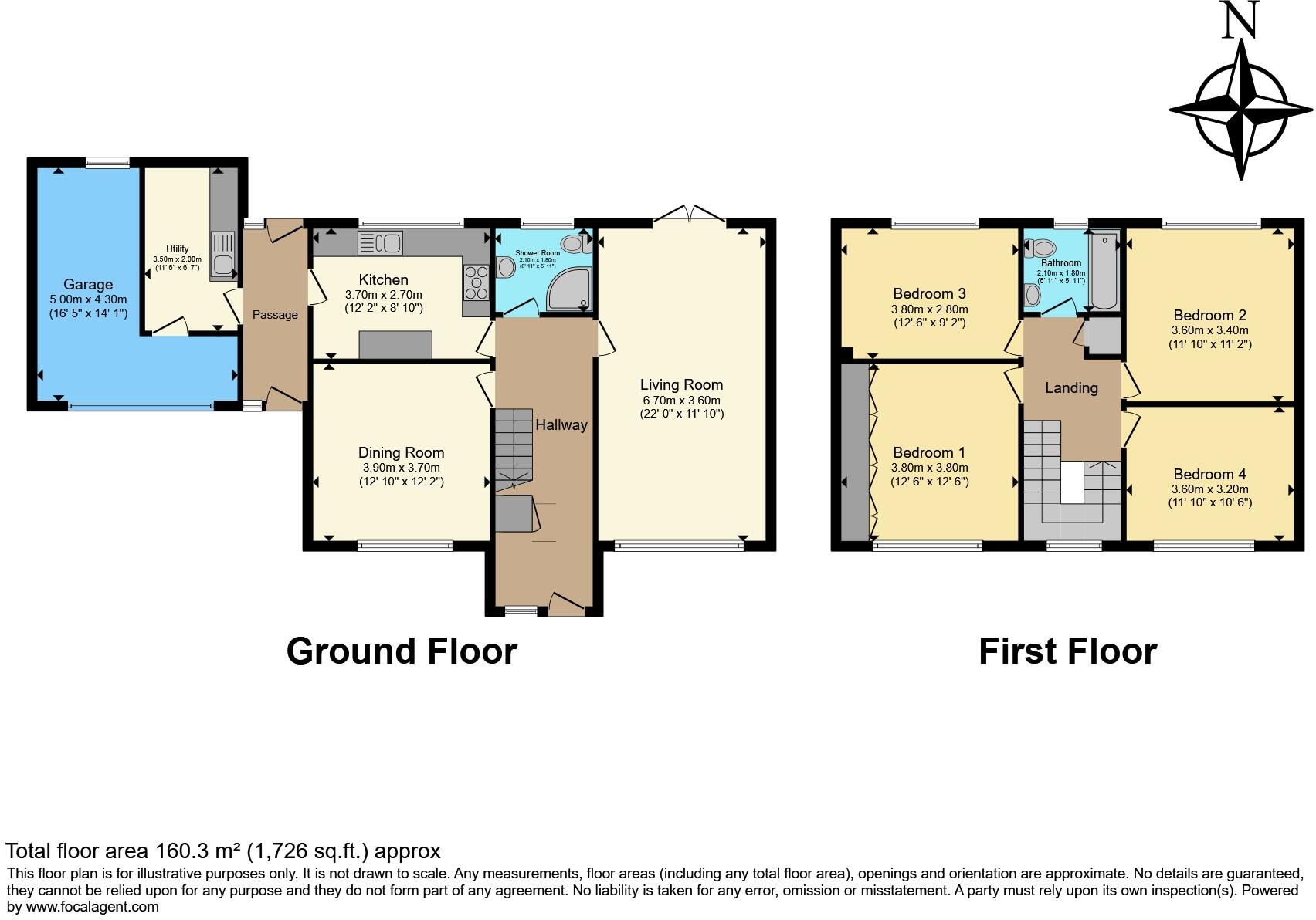 Park View, Newport, NP10 floorplan