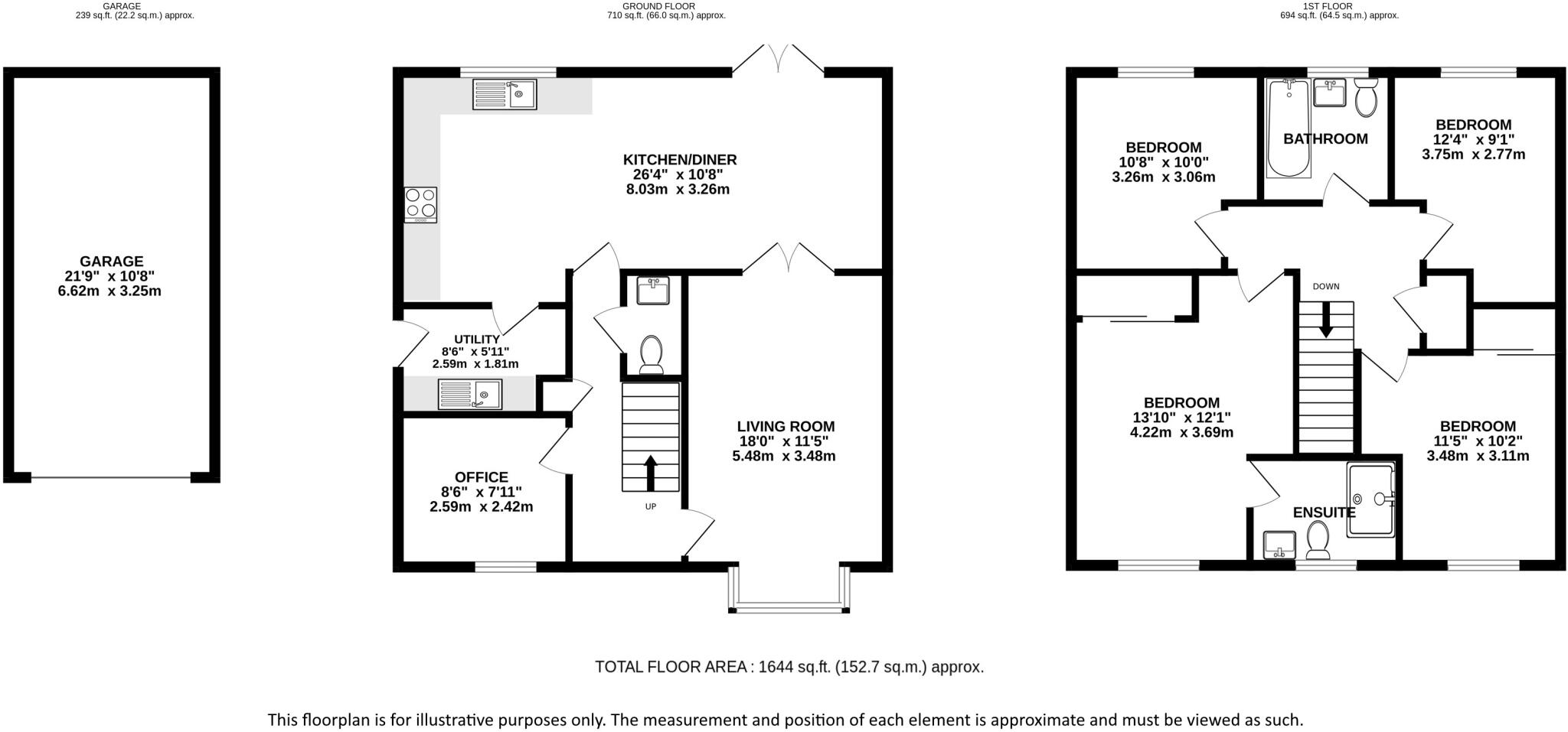 Cane Drive, Bricket Wood, AL2 floorplan