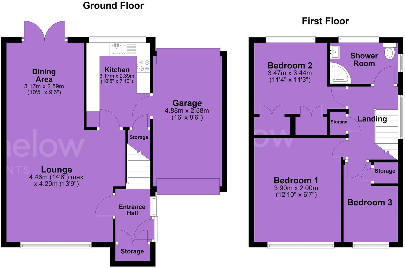 Alder Grove, Stretford floorplan