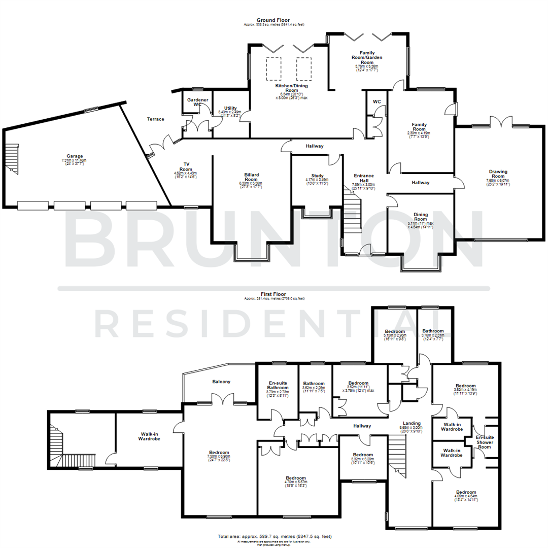 Edge Hill, Darras Hall,NE20 floorplan