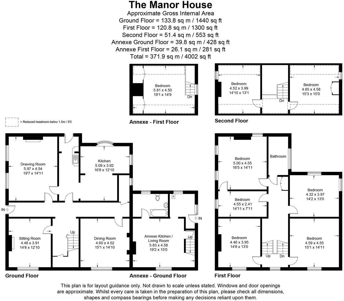 The Manor House, Sand Lane, Spalford, Newark on Trent floorplan