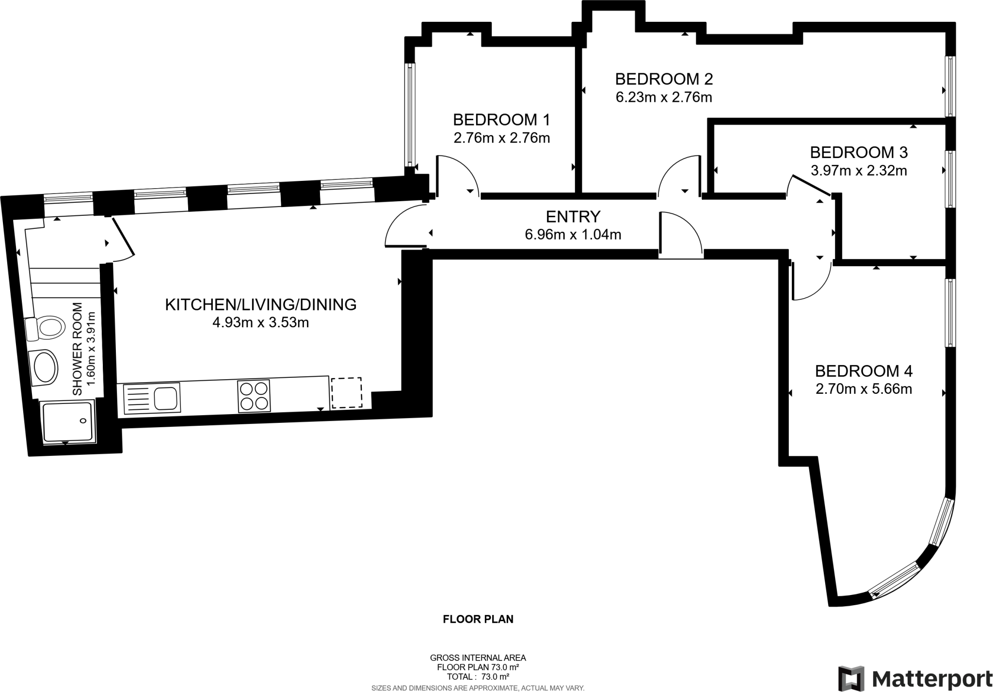 Second Floor Flat, St Nicholas Street, City Centre, Bristol, Bristol City floorplan