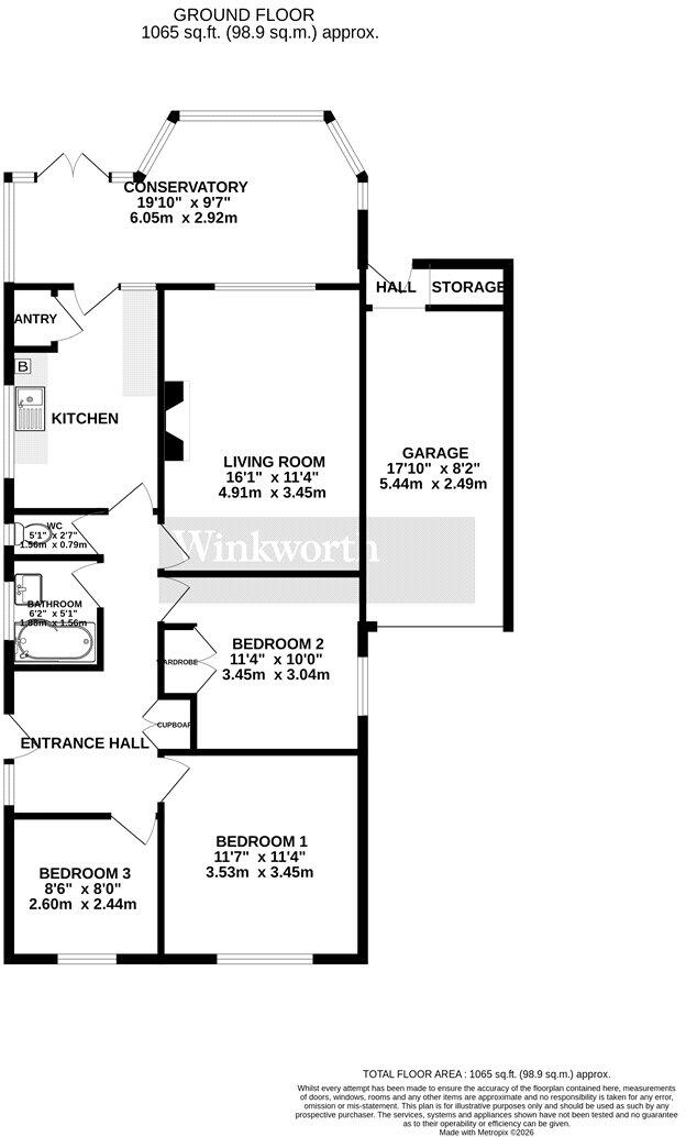Welsford Road, Norwich, Norfolk, NR4 floorplan