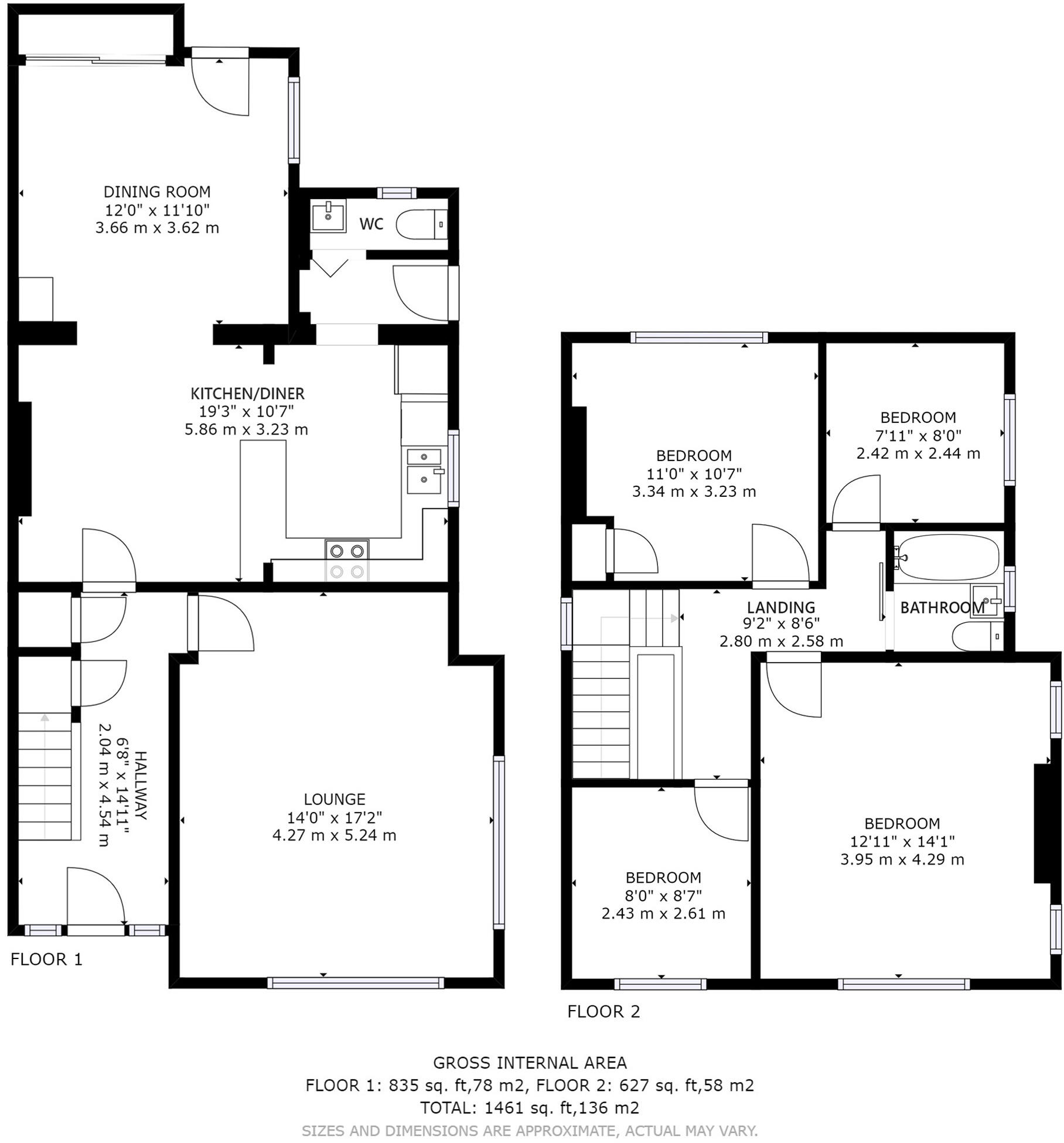Beaufort Road, Bournemouth, BH6 floorplan