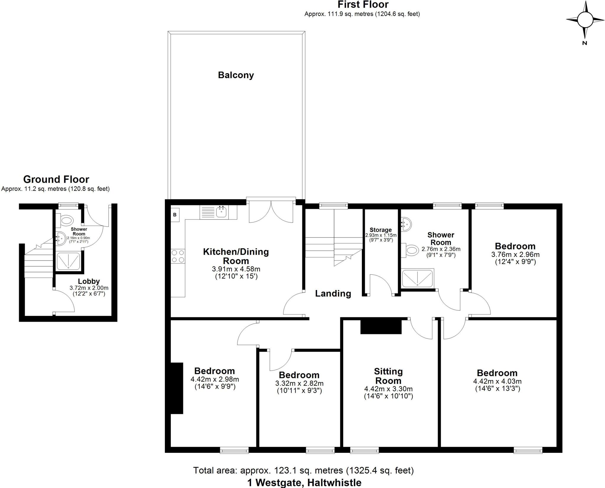 Westgate, Haltwhistle, Northumberland, NE49 floorplan
