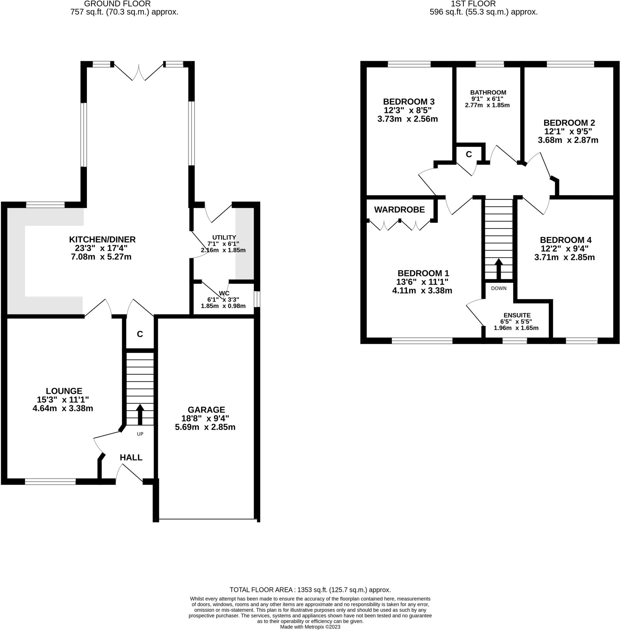 Riverside View, Horsforth, Leeds, West Yorkshire, LS18 floorplan