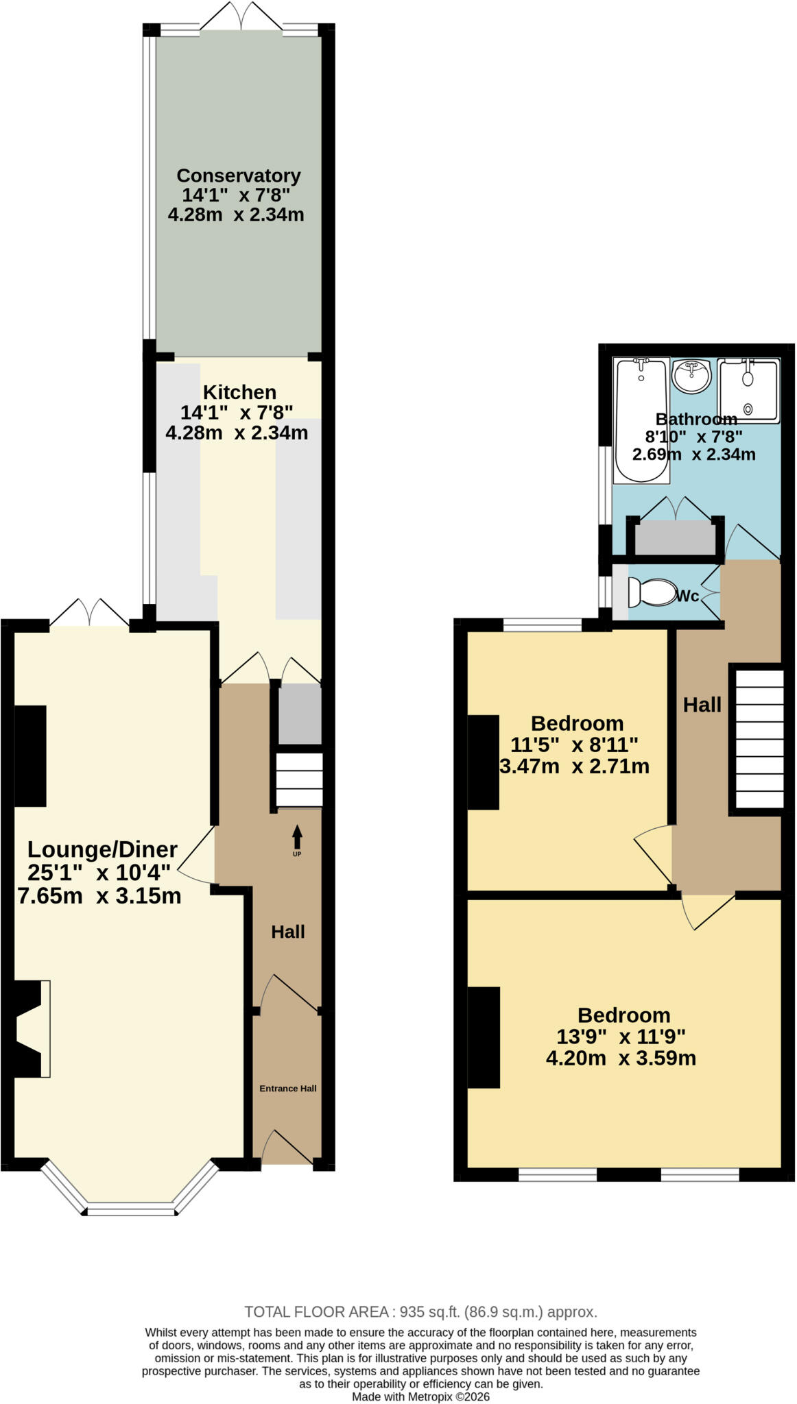 Stanley Road, Herne Bay, CT6 floorplan