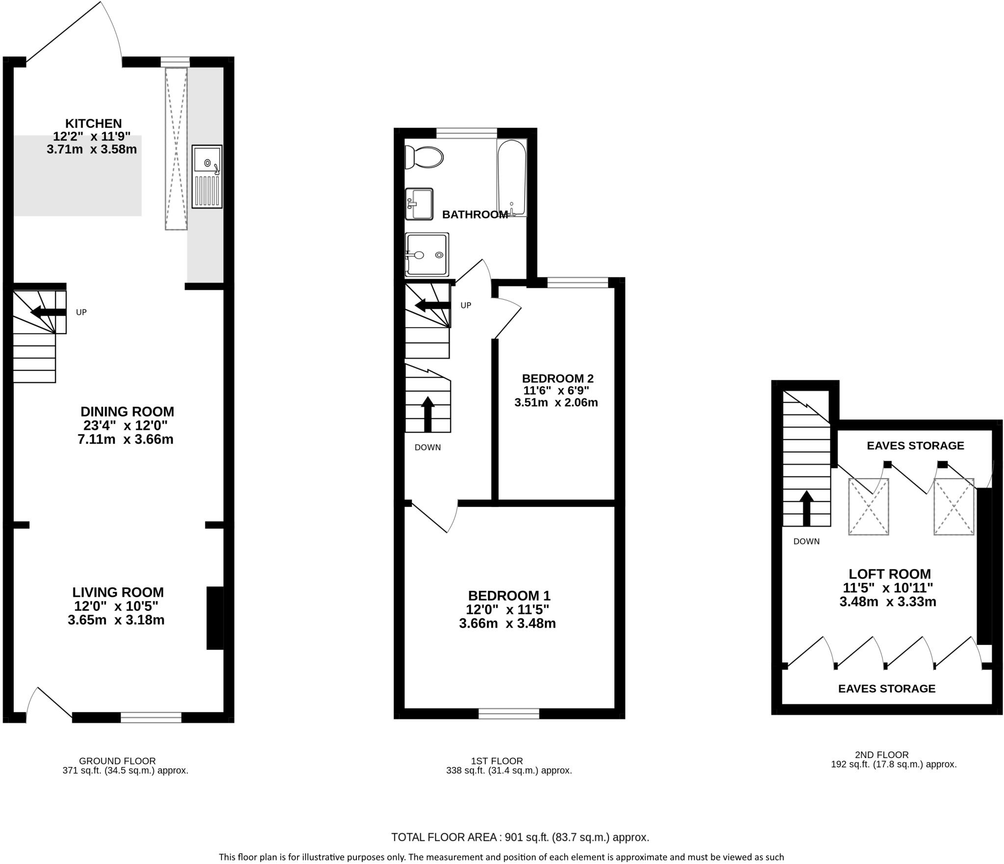 Sopwell Lane, St. Albans, Hertfordshire, AL1 floorplan