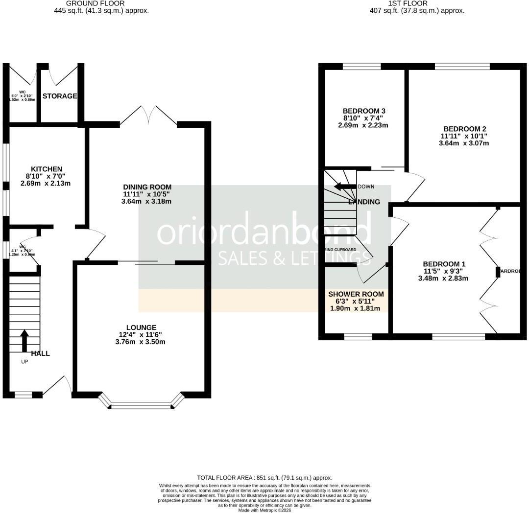Simpson Avenue, Higham Ferrers, Northamptonshire NN10 floorplan