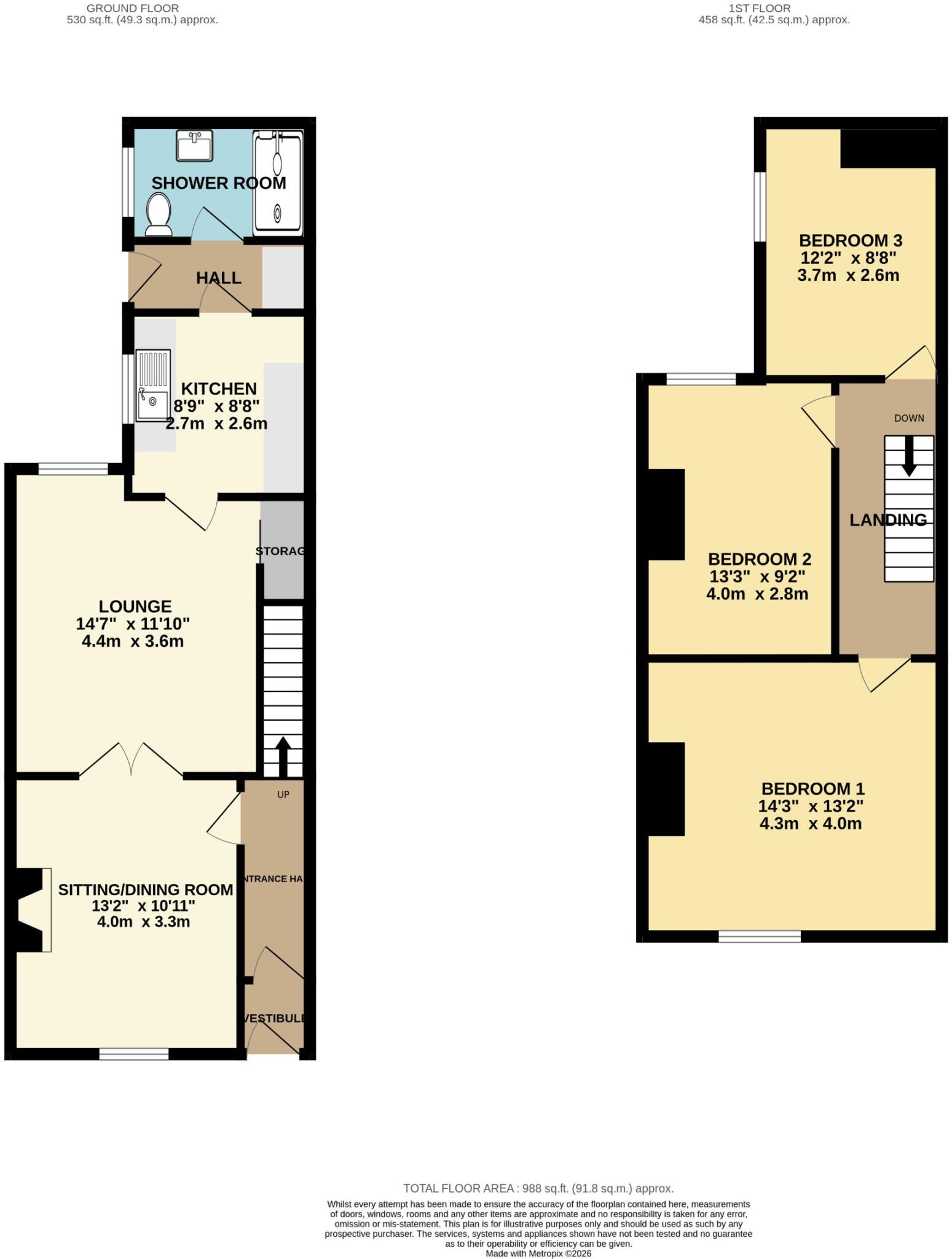 York Road South, Ashton-In-Makerfield, Wigan, WN4 9DT floorplan