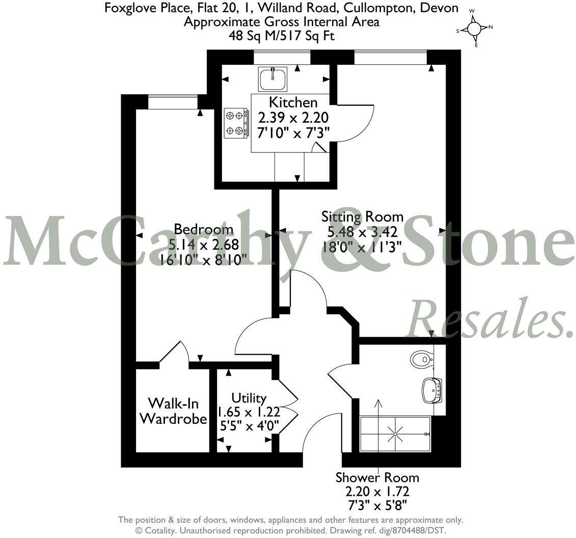 Foxglove Place, Willand Road, Cullompton floorplan