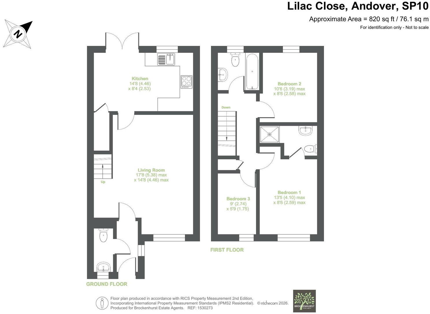 Lilac Close, Andover, SP10 3XU floorplan