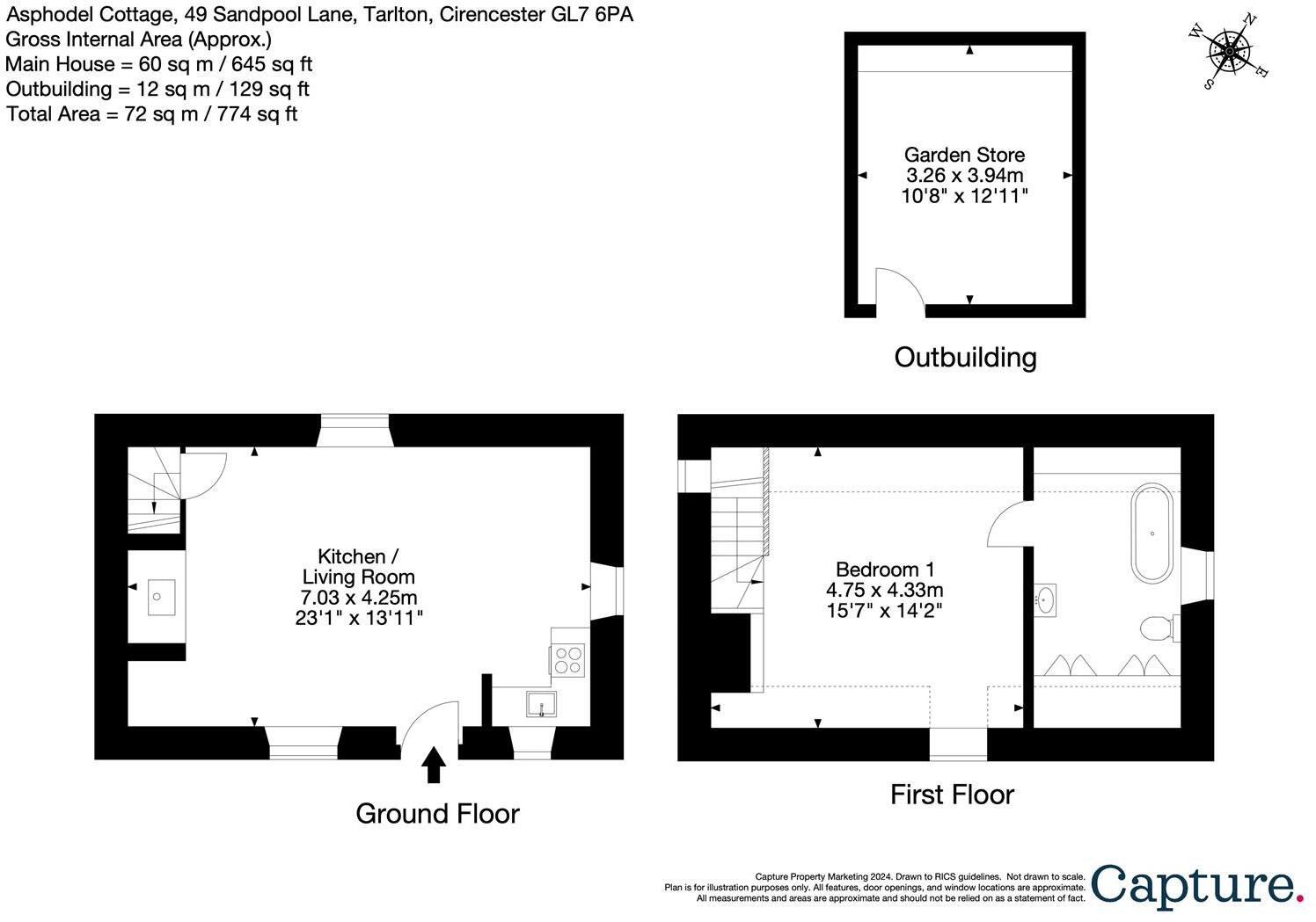 Tarlton, Gloucestershire floorplan
