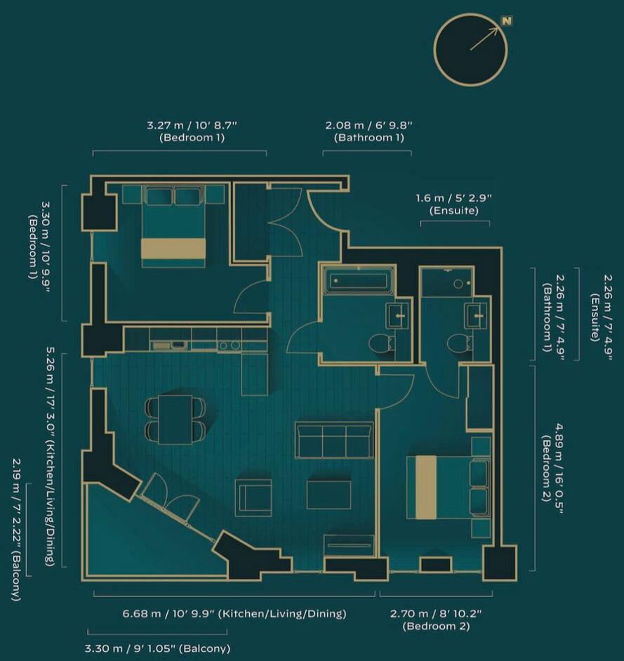 Stanley Street, Salford, Manchester, M3 floorplan