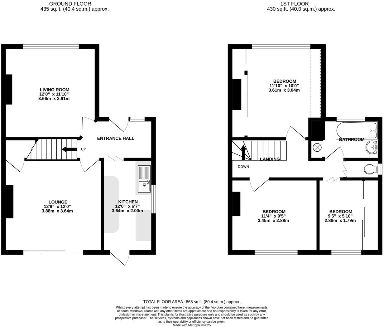 Granville Avenue, Hounslow floorplan