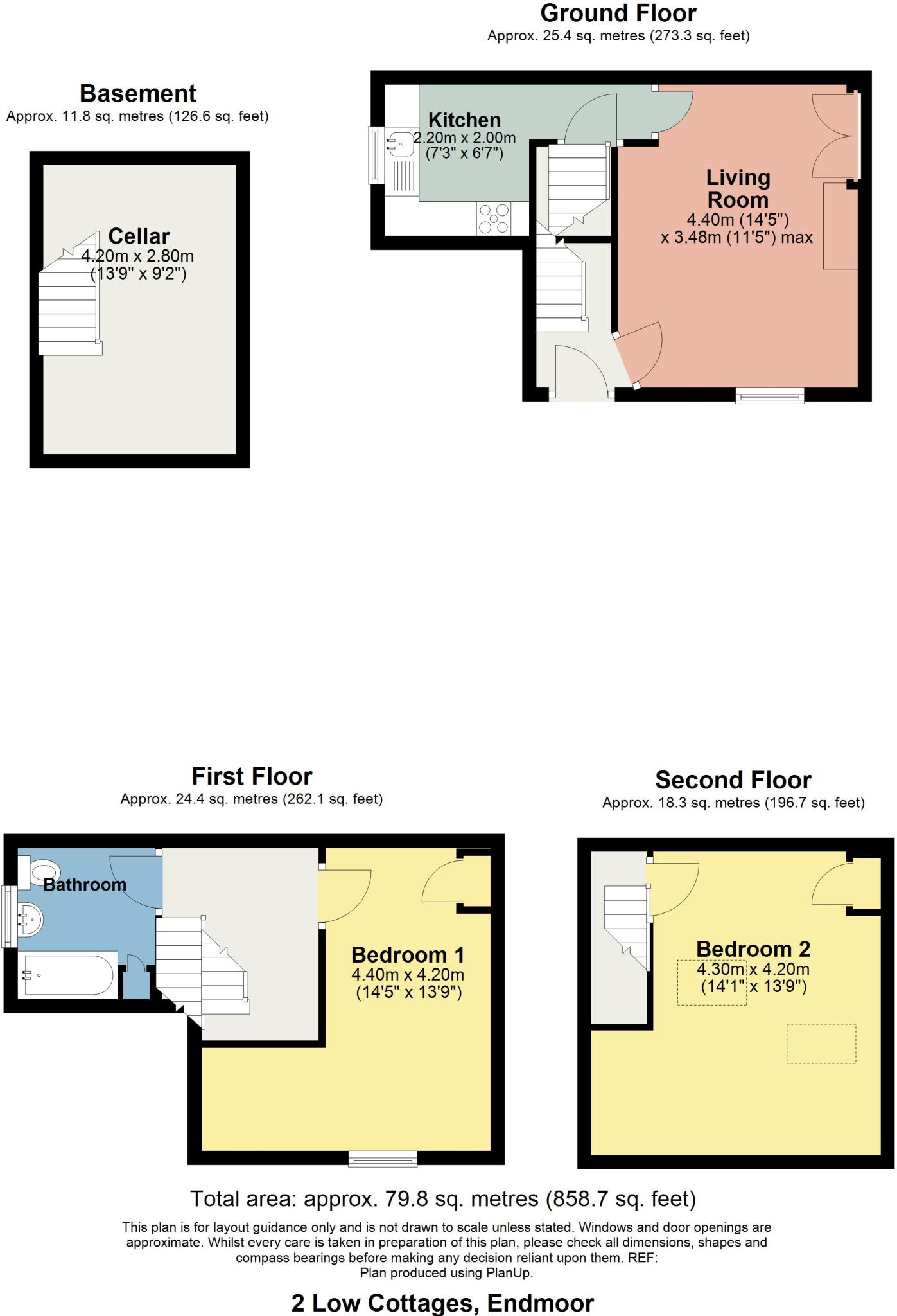 2 Low Cottages, Endmoor, LA8 0HB floorplan