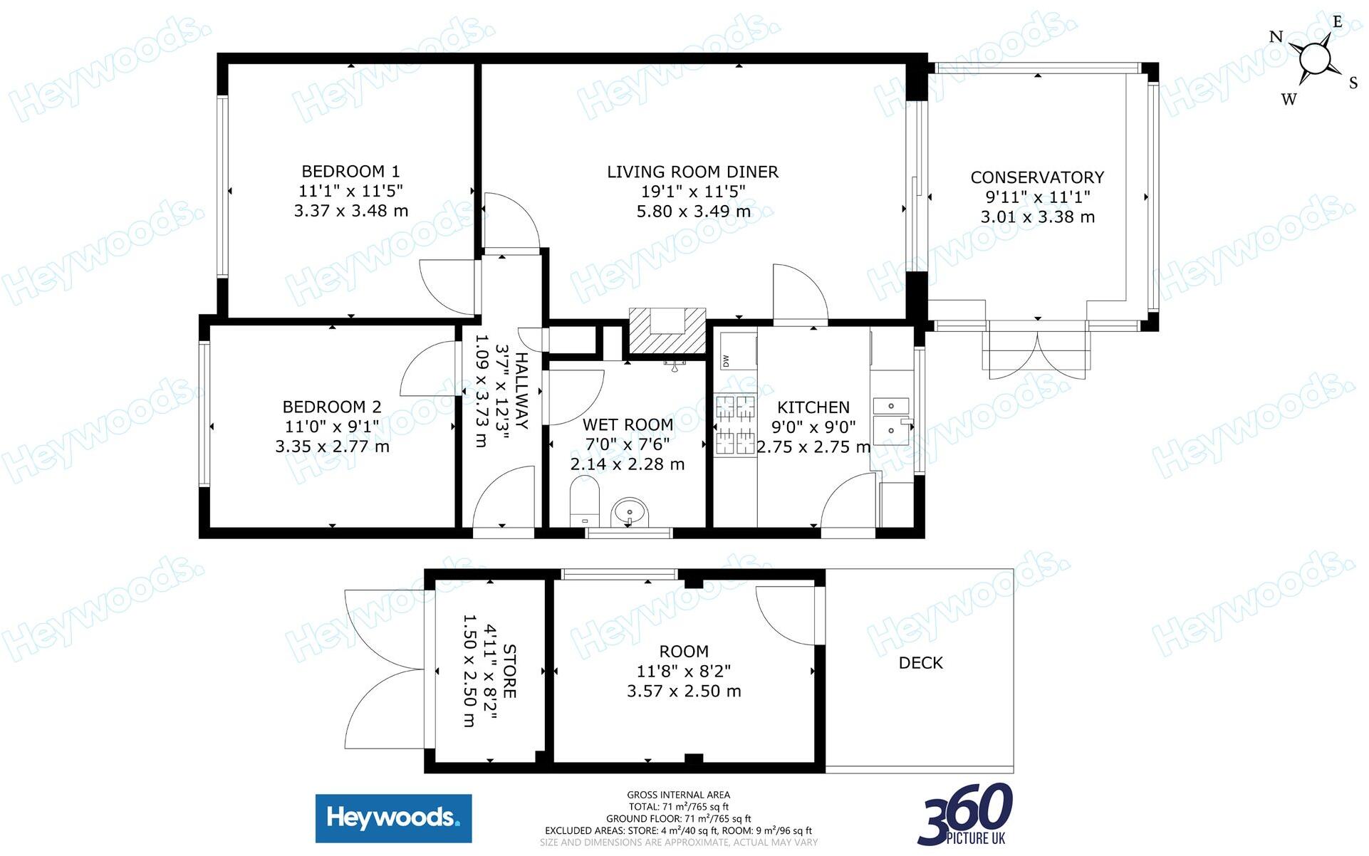 Ferndown Drive, Clayton, Newcastle under Lyme floorplan