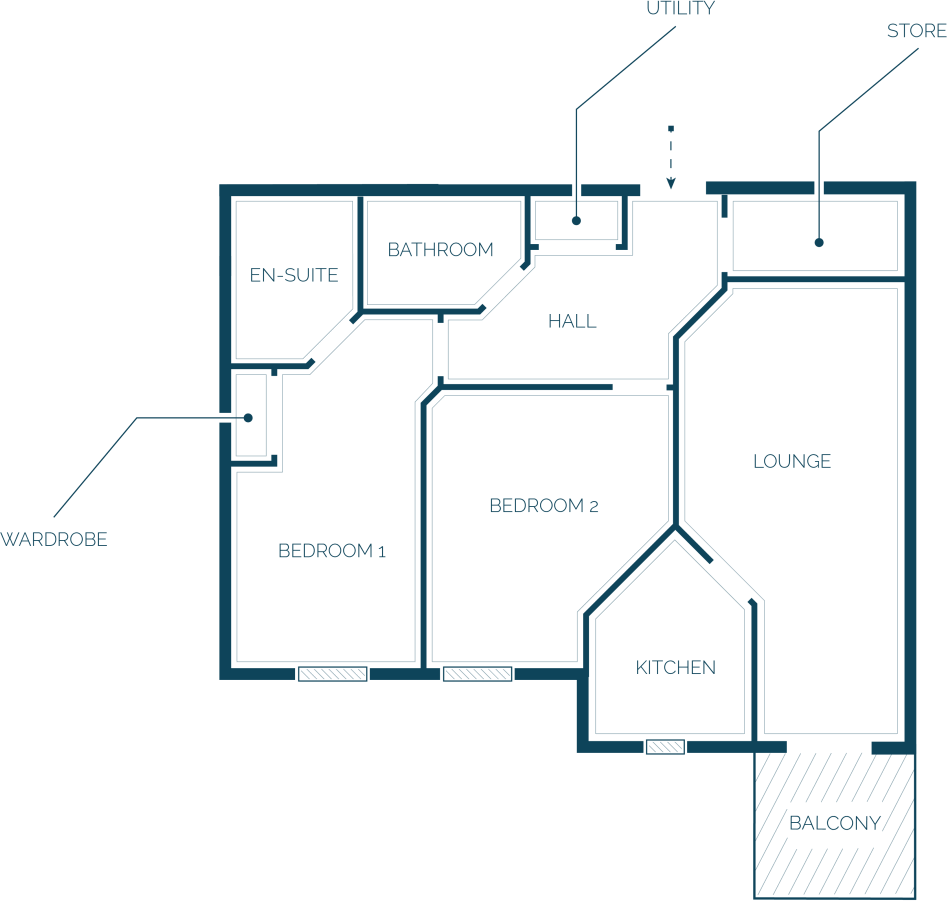 Brooklands House,  Eccleshall Road, Stafford, ST16 floorplan