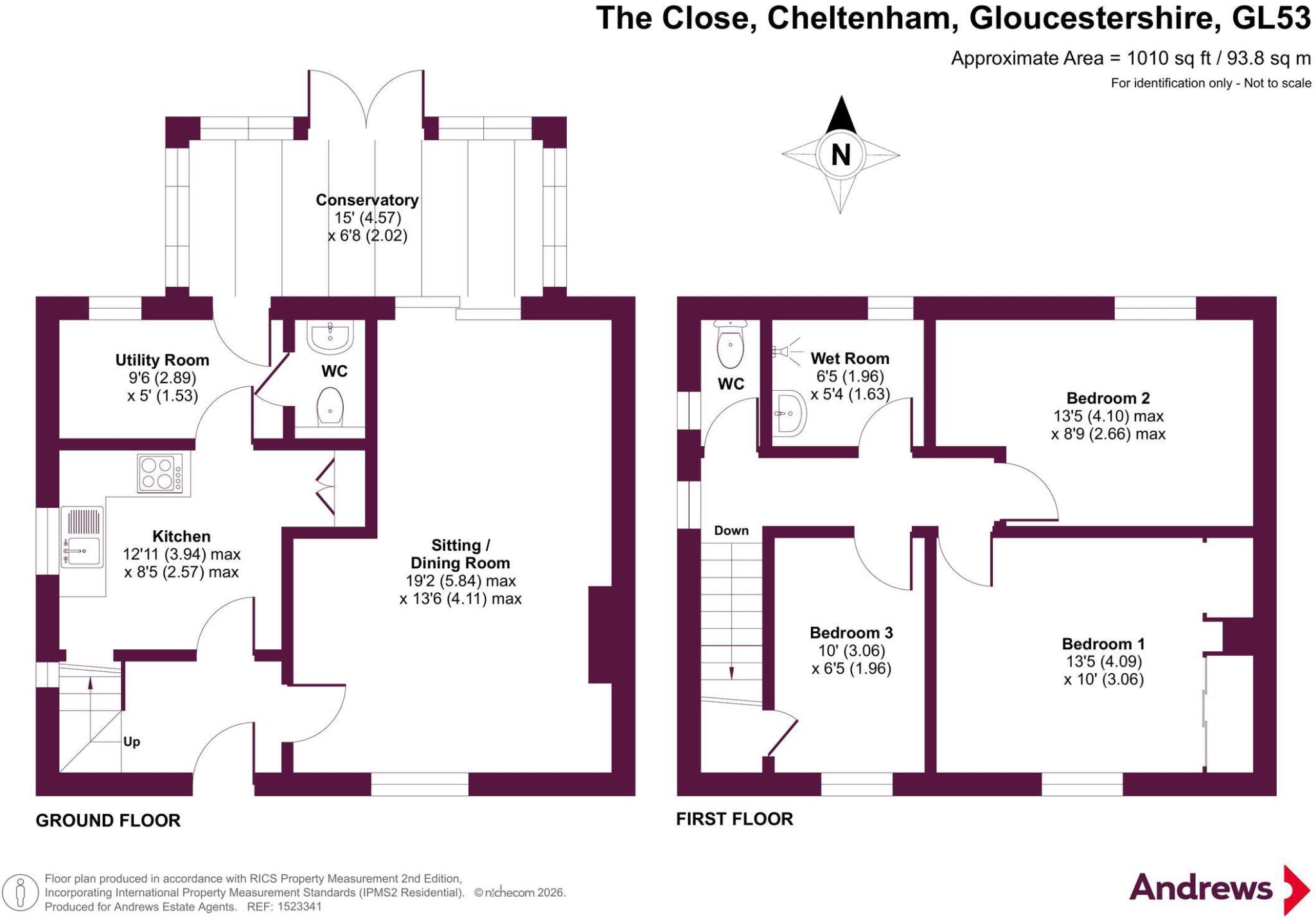 The Close, Cheltenham, Gloucestershire, GL53 floorplan