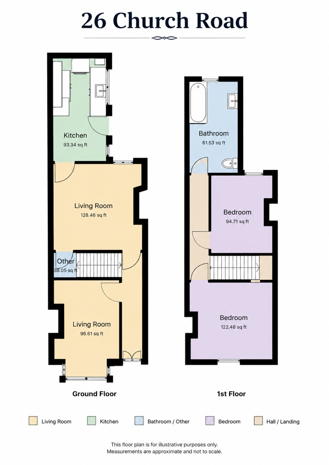Church Road, Worcester, WR3 8NX floorplan