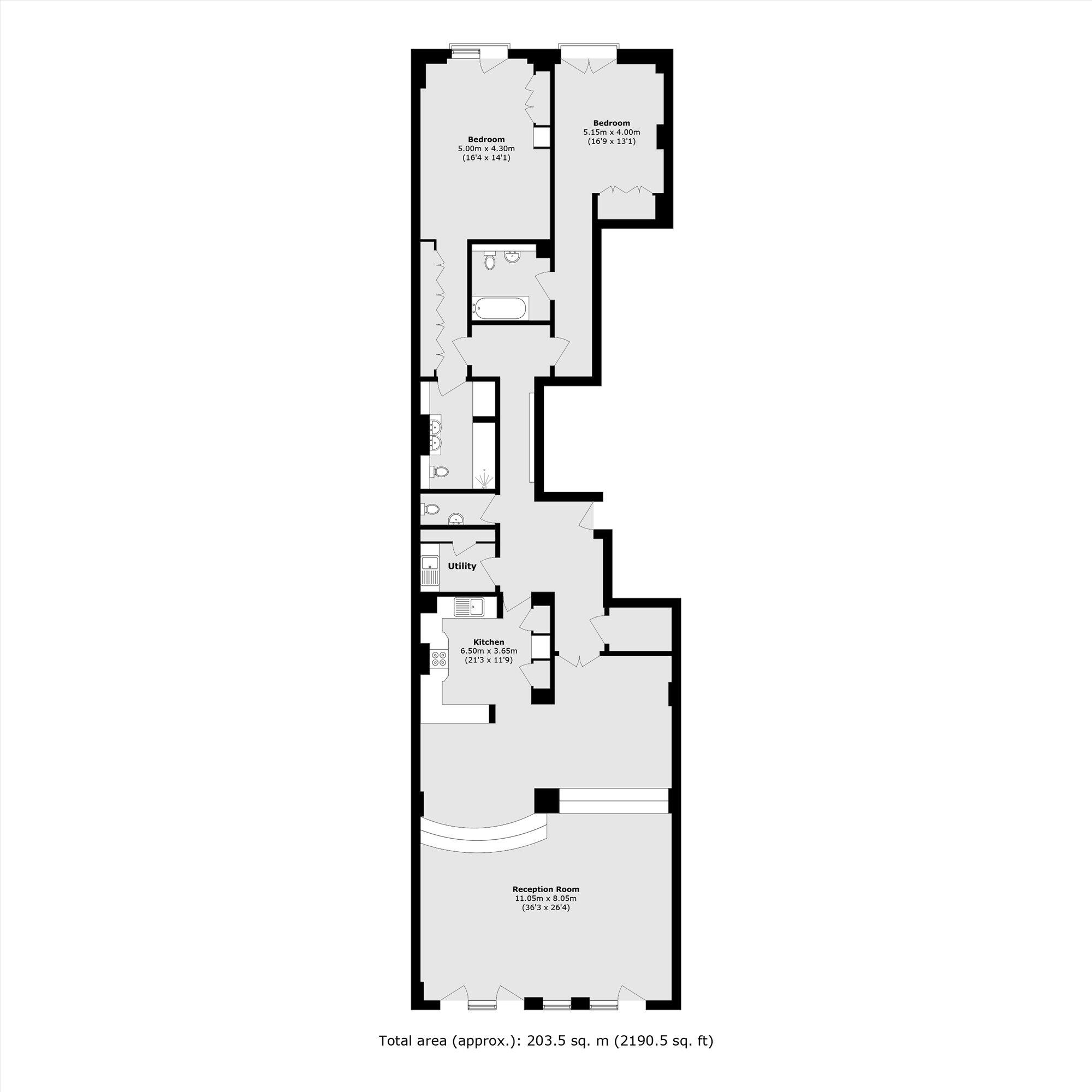 Narrow Street, Wapping floorplan