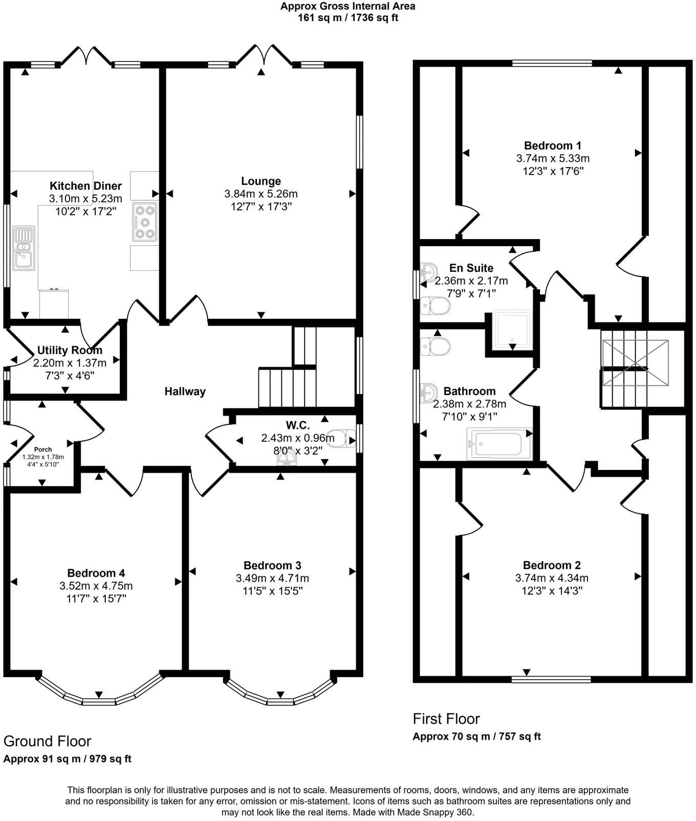 Trelogan, CH8 9BY floorplan
