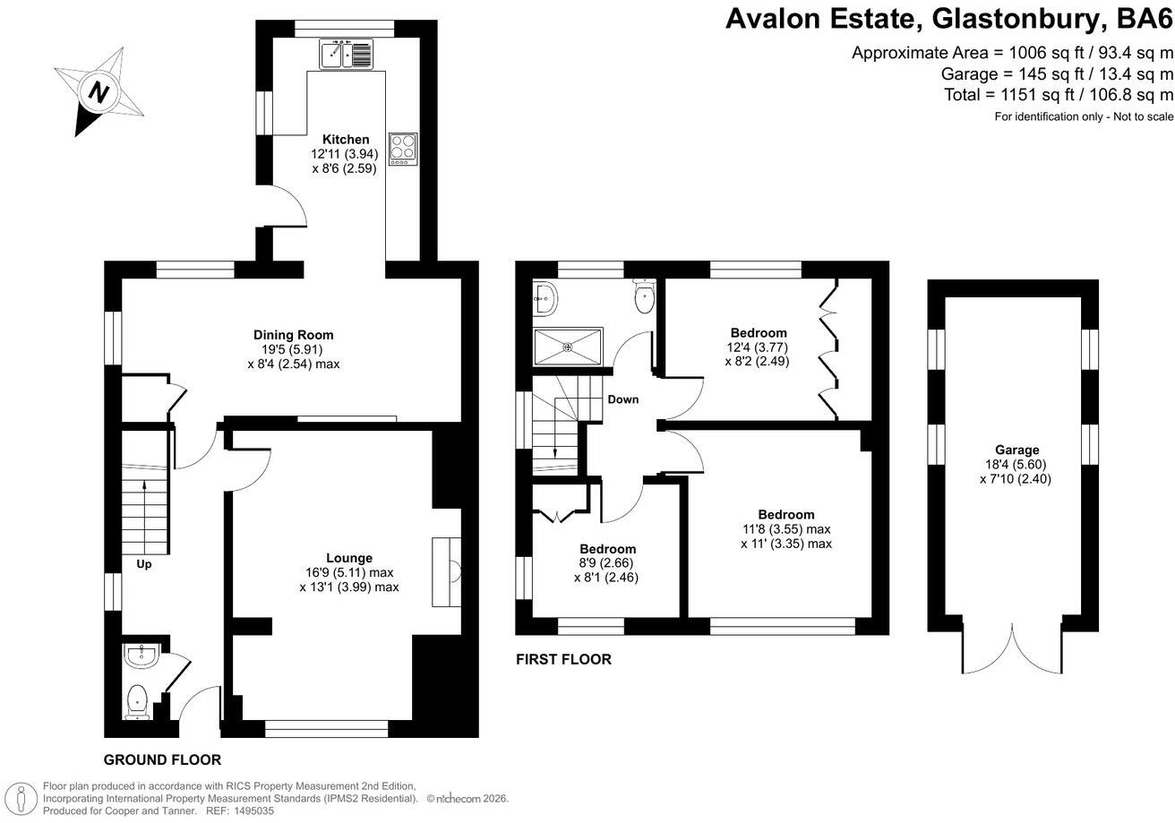 Avalon Estate, Glastonbury, BA6 floorplan