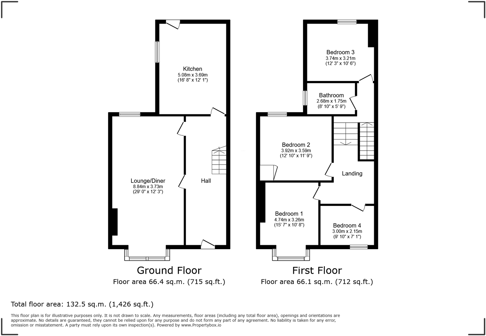 Marine Road, Prestatyn, Denbighshire LL19 7HE floorplan
