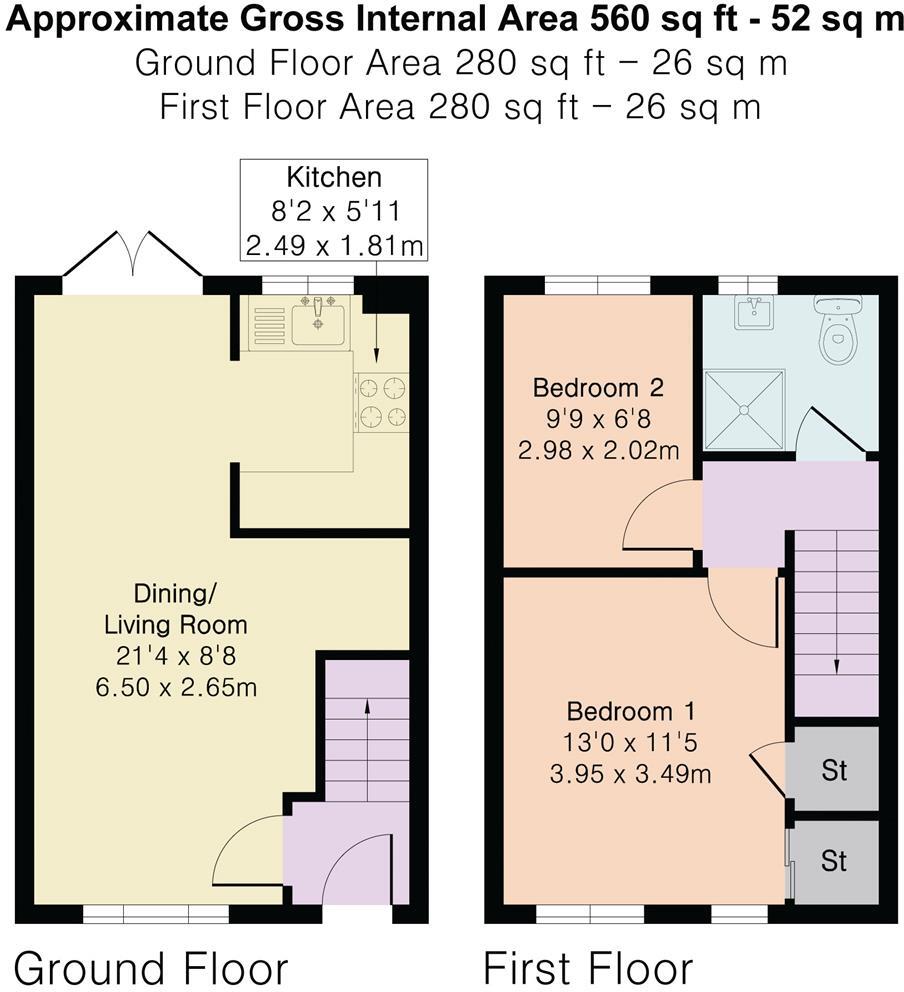 The Copse, Hertford floorplan