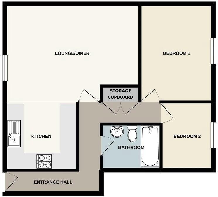 The Pollards, Bourne, PE10 floorplan