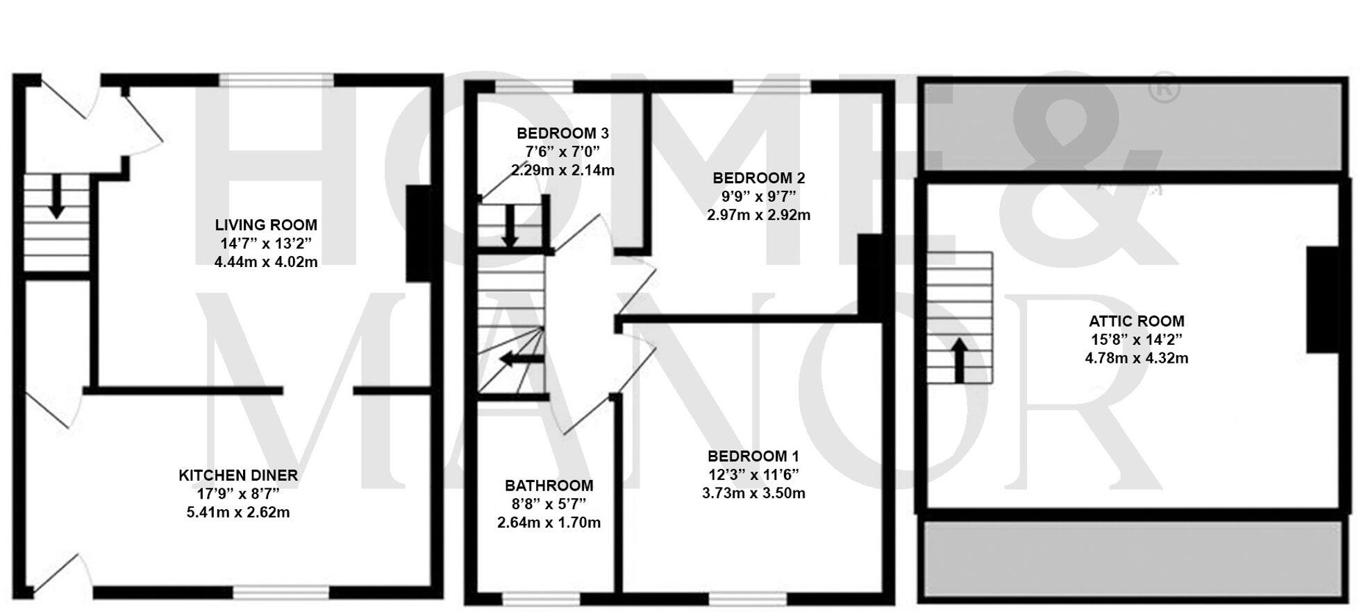 Longcroft Street, Golcar, HD7 floorplan