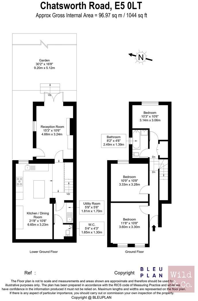Chatsworth Road, Hackney floorplan