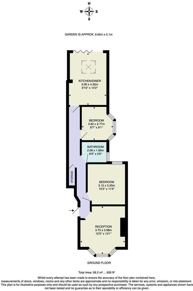 Coppermill Lane, Walthamstow floorplan