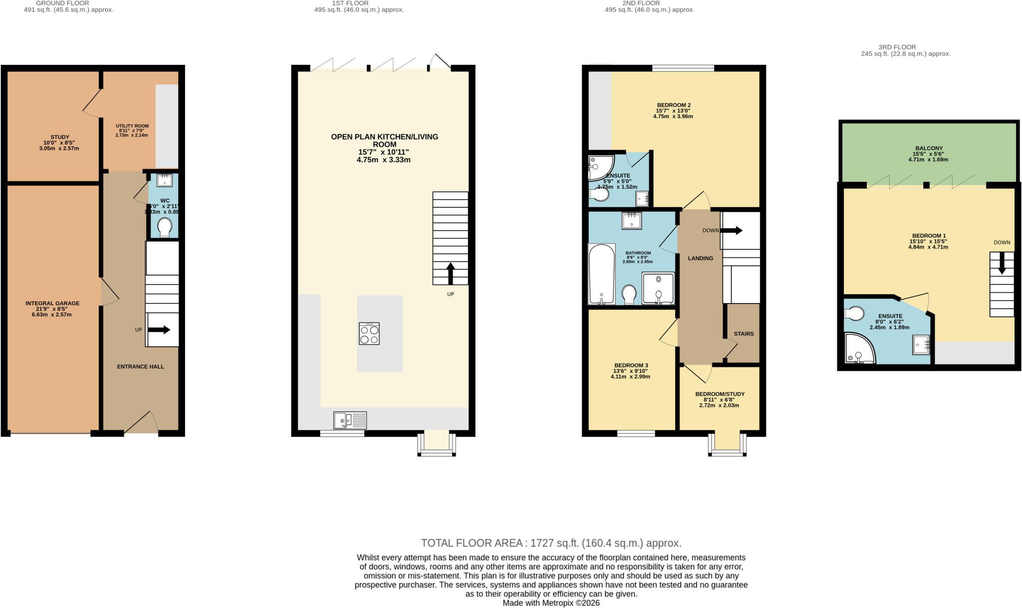 Belle Vue Road, Poole, Dorset, BH14 floorplan