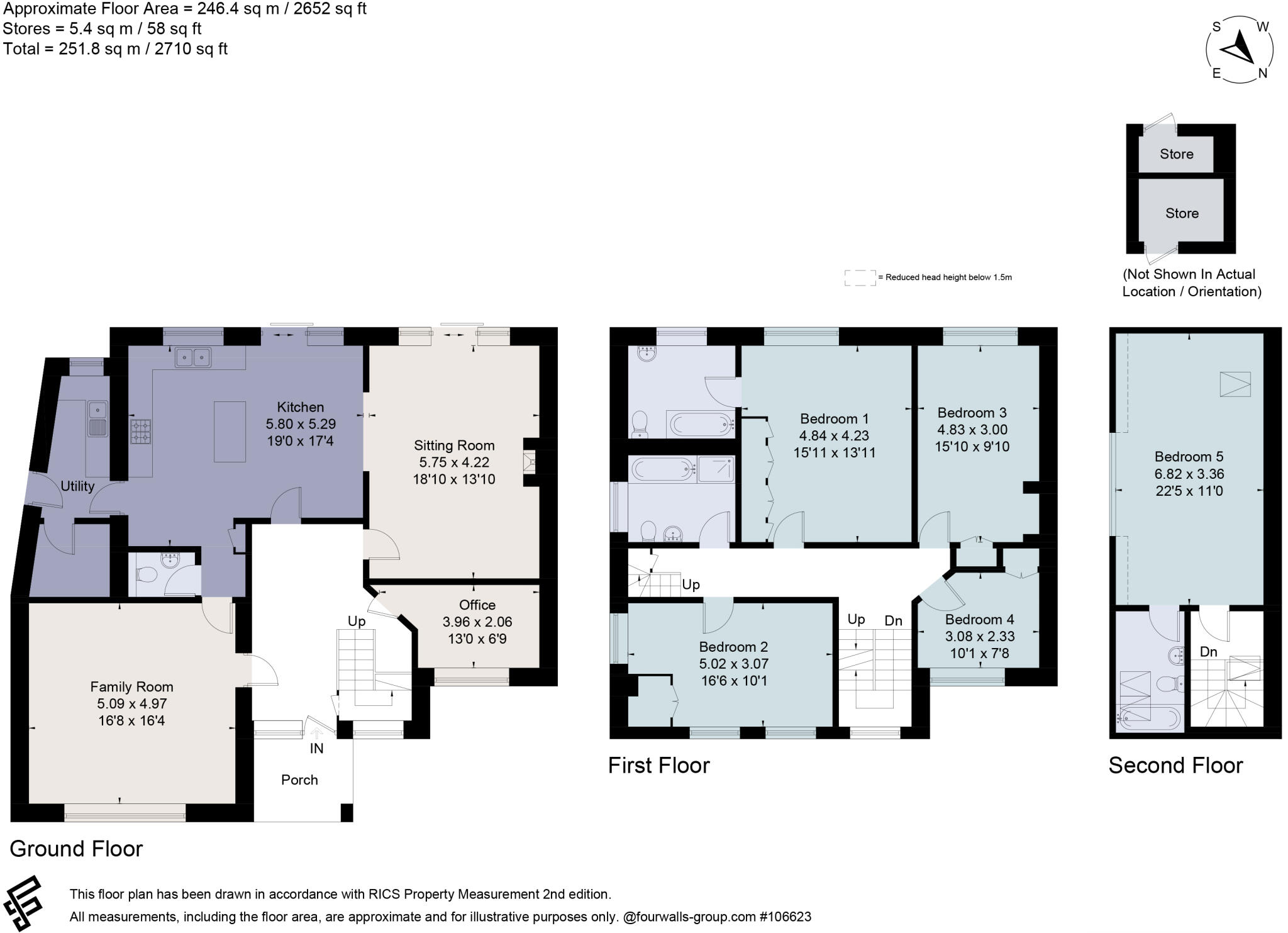 Pitch & Pay Lane, Sneyd Park, Bristol, BS9 floorplan