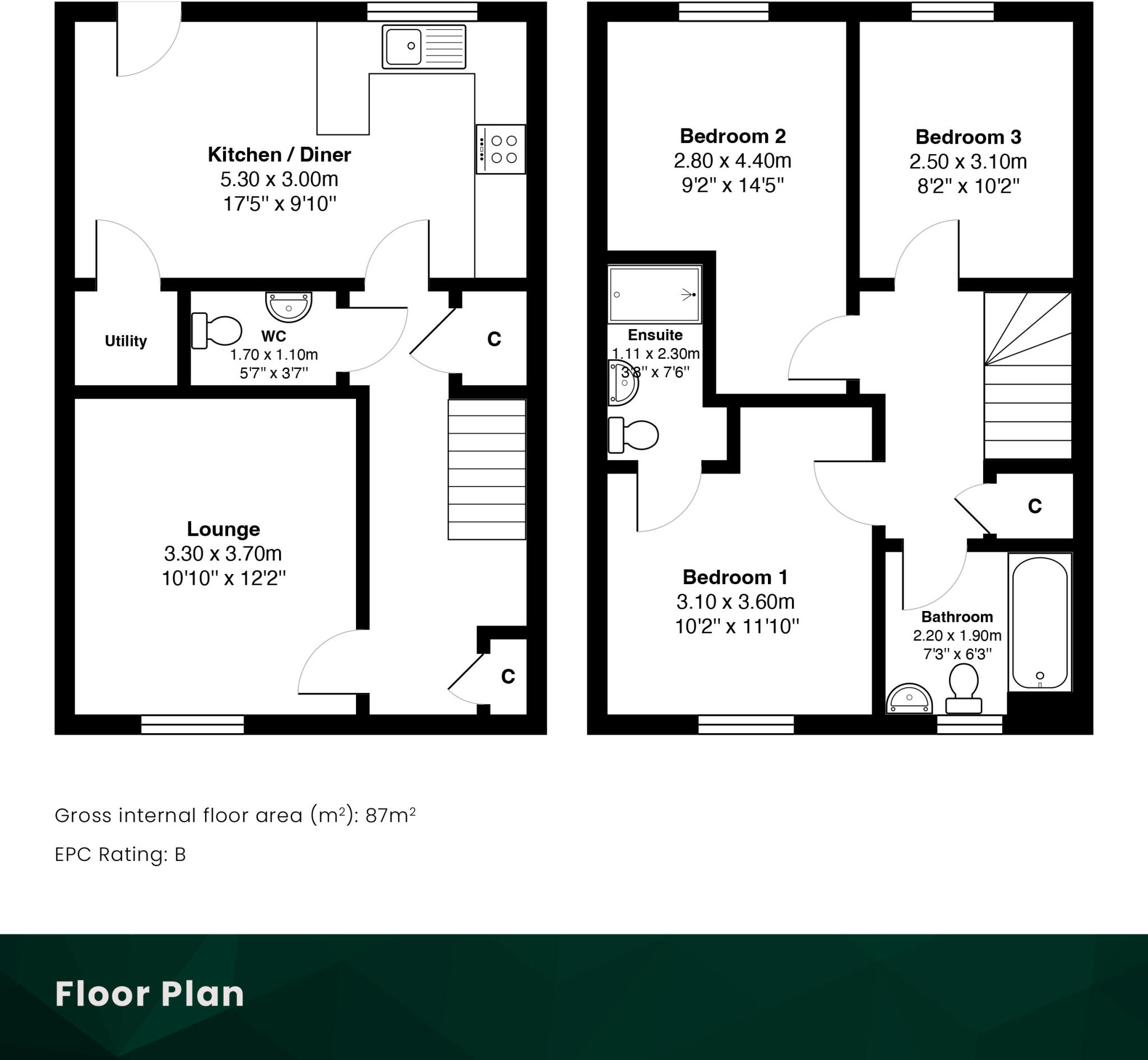 45 Kingslaw Avenue, Kirkcaldy, KY1 2DD floorplan