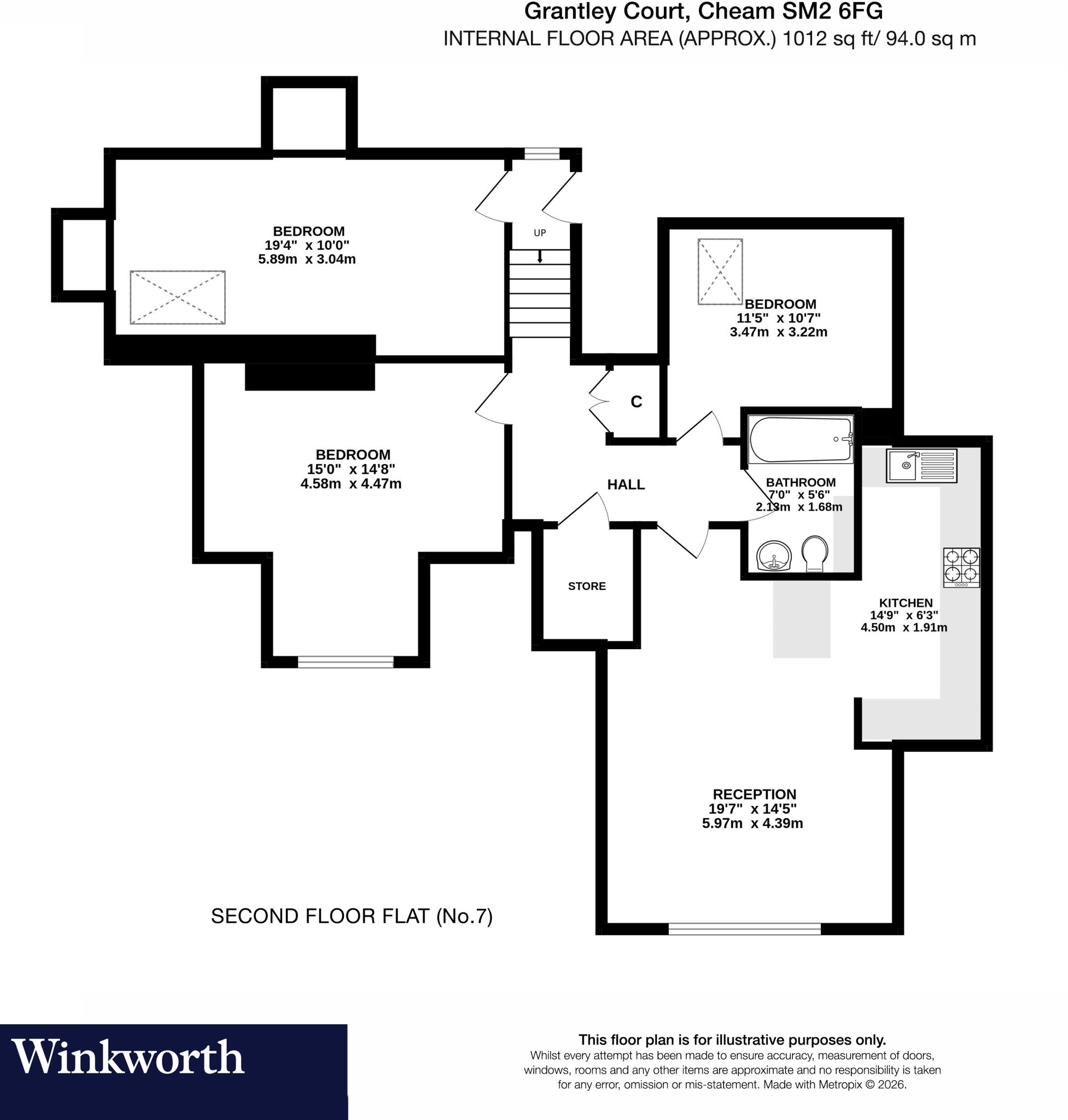 Holly Oak Close, Cheam, Sutton, SM2 floorplan