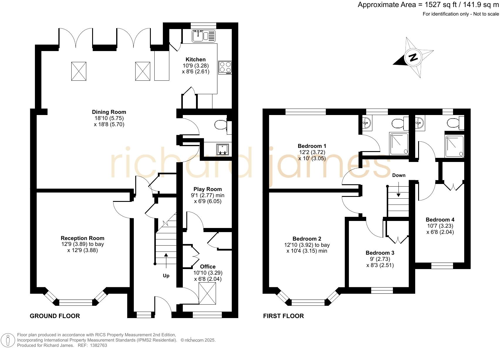 Bucklebury Close, Stratton St Margaret, Swindon, SN3 floorplan
