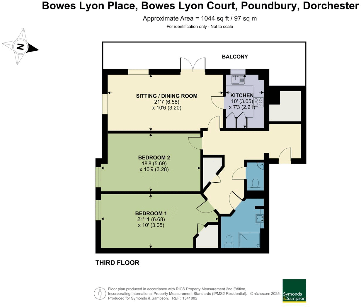 Bowes Lyon Place, Poundbury, Dorchester floorplan