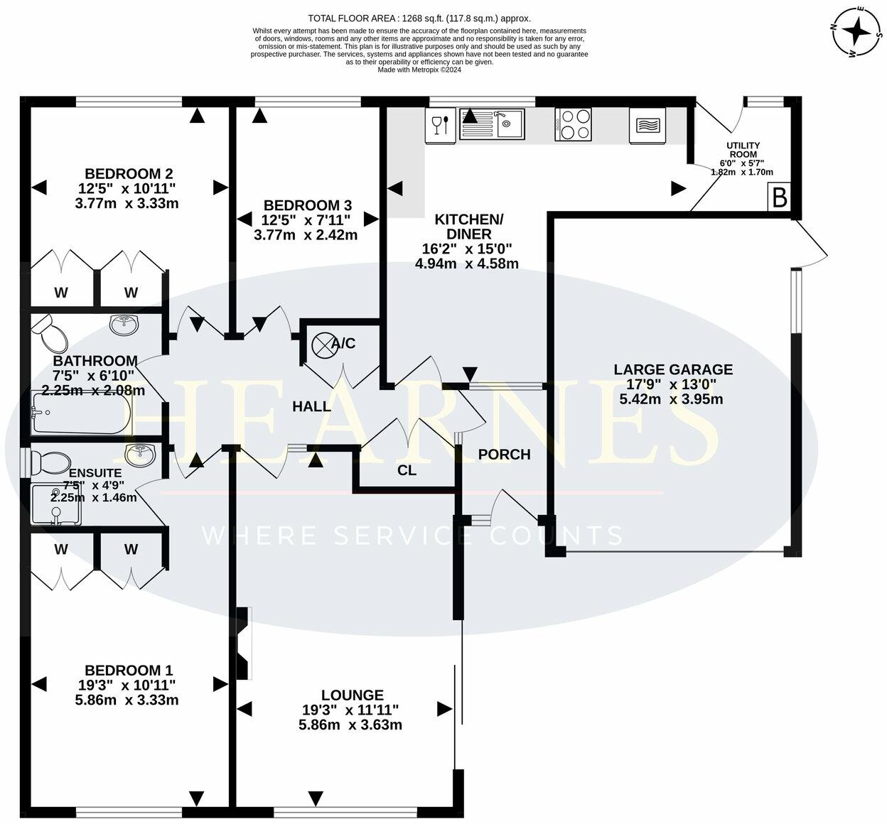 Ameysford Road, Ferndown, BH22 floorplan