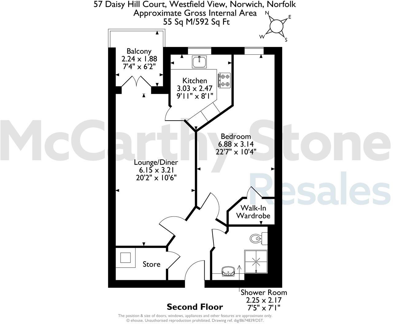Daisy Hill Court, Bluebell Road, Eaton, Norwich floorplan