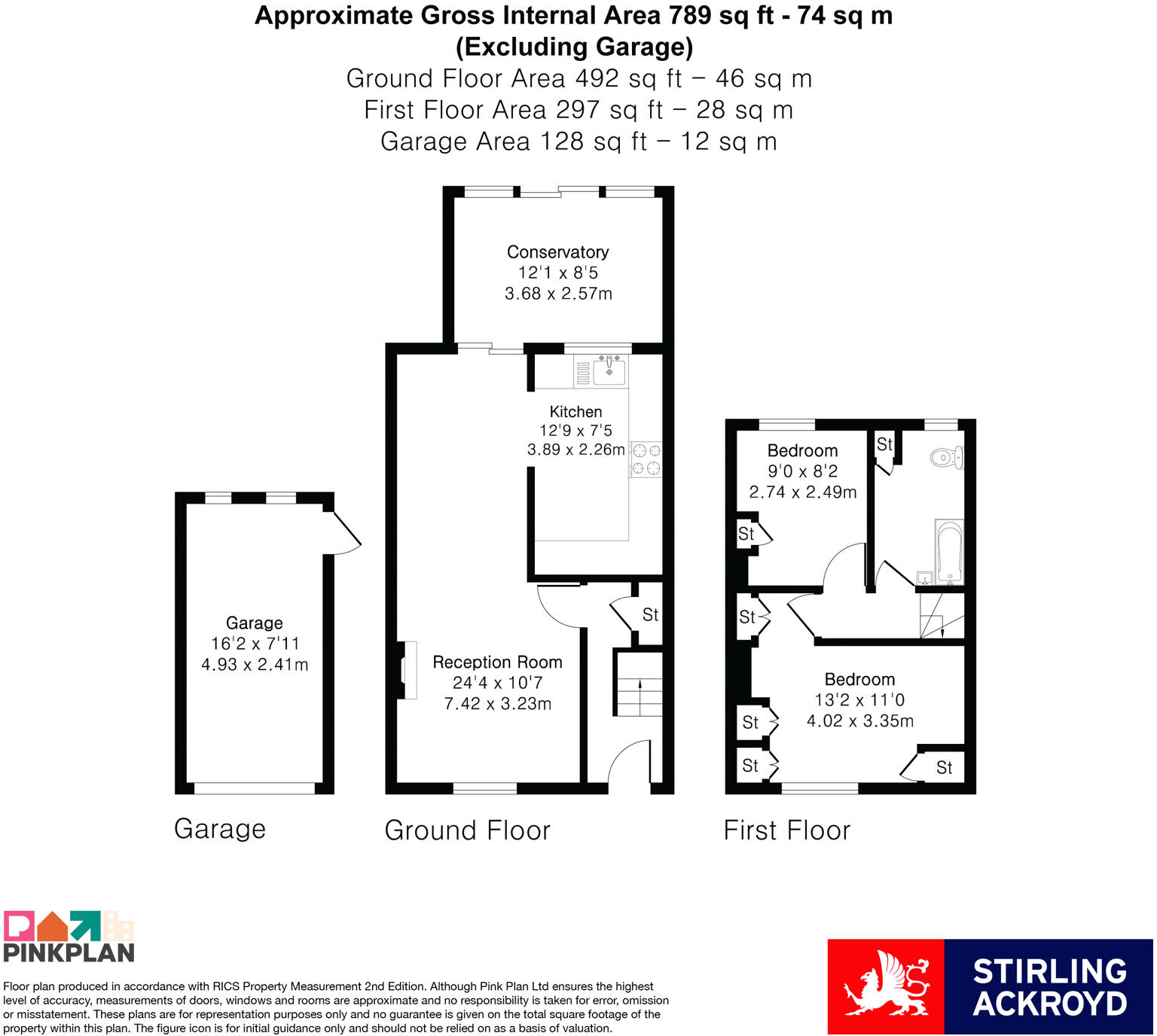 Lincoln Way, Sunbury-on-Thames, Surrey, TW16 floorplan