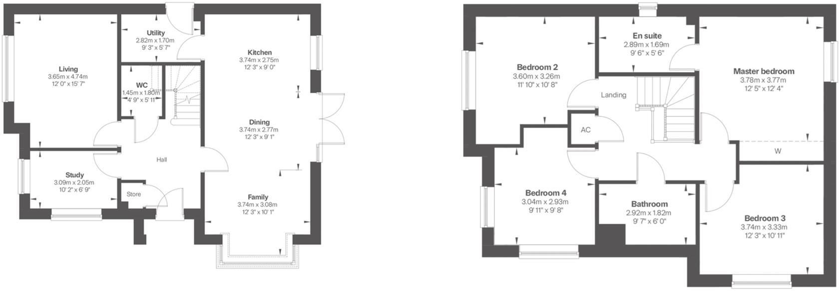 Plot 21, The Heygate, Willow Rise, Bomere Heath, Shrewsbury floorplan